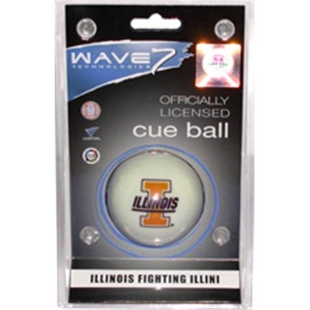 WAVE 7 TECHNOLOGIES Wave 7 Technologies ILLBBC100 Illinois Cue Ball ILLBBC100